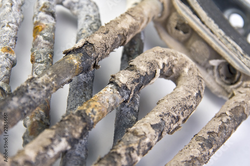 Obsolete electric heaters of washing machines