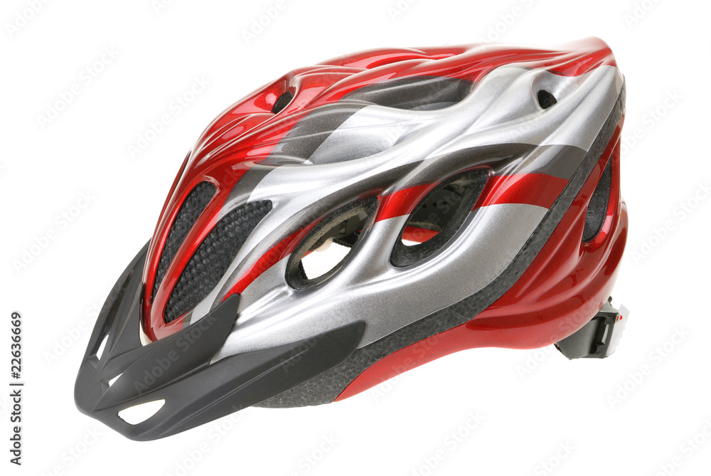 Bicycle helmet isolated on a white background