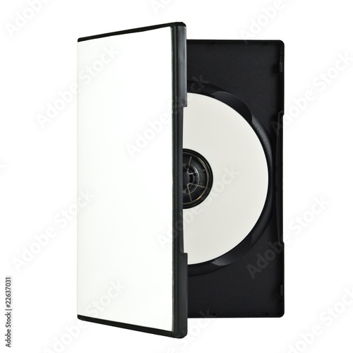 Blank Case and DVD. photo