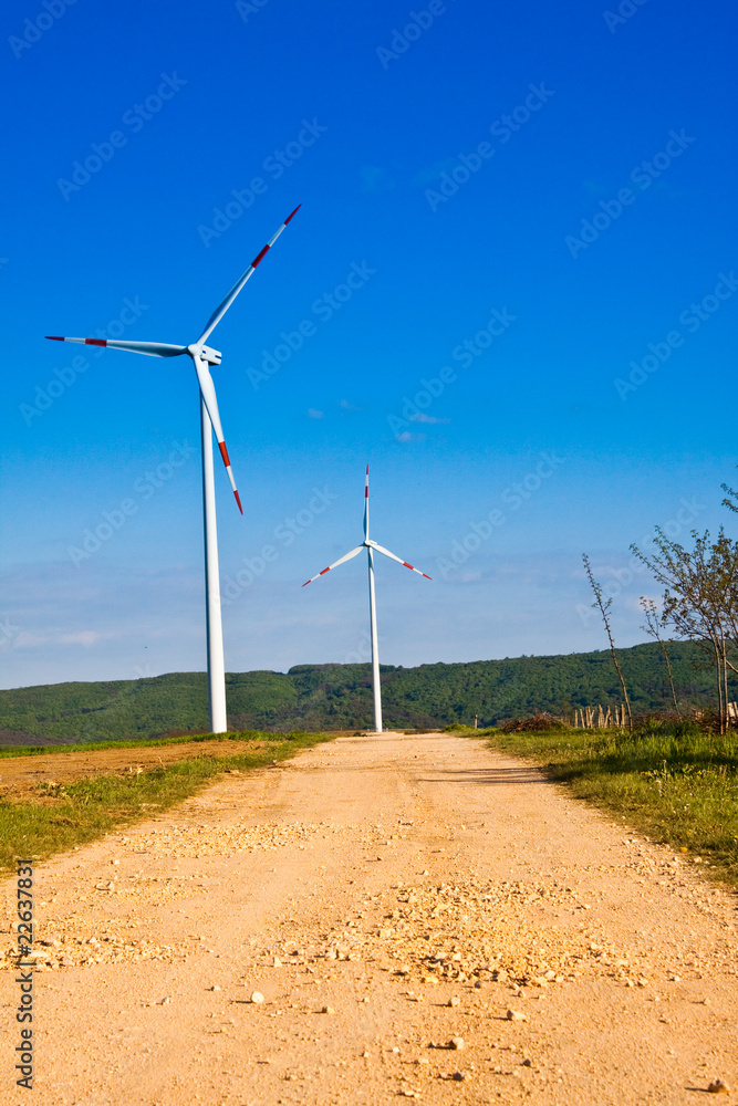 wind energy turbine power station