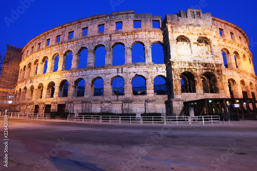 The Roman Amphitheater of pula