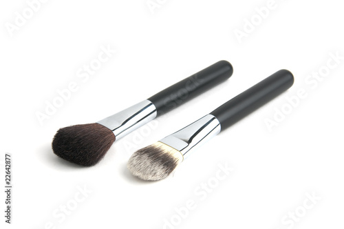 two cosmetic brushes