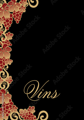 carta de vinos francés