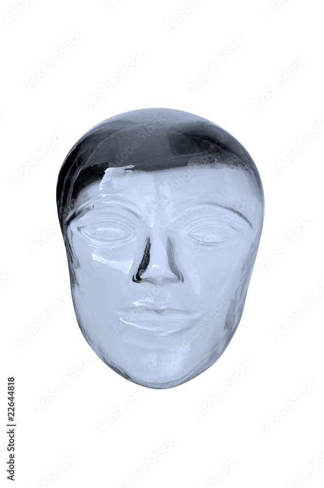 le masque de verre bleuté le masque de verre bleuté