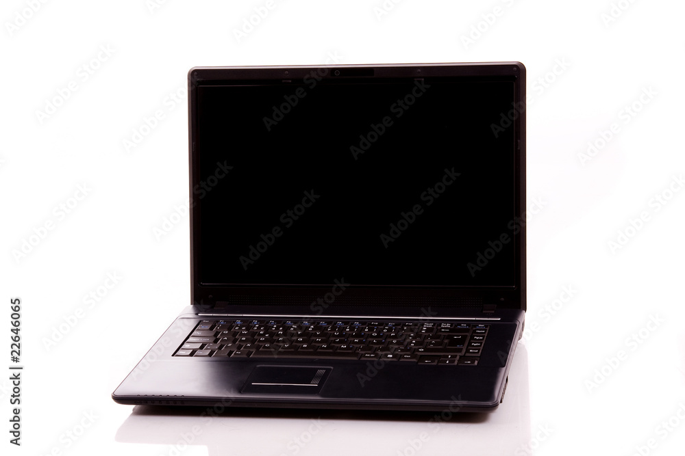 modern laptop isolated on white background modern laptop isolated on white background