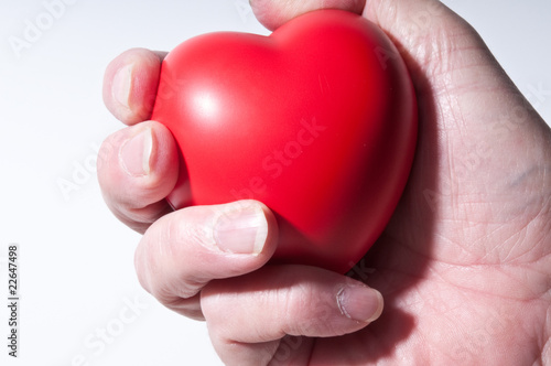 Heart shaped stress ball