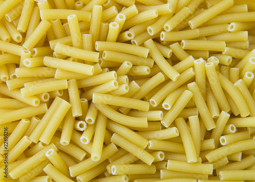 Rigatoni pasta background.