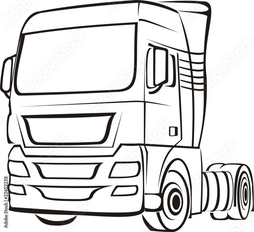 truck, lorry, tir