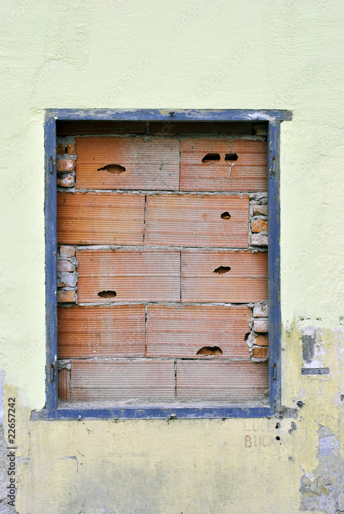 Naklejka premium window sealed