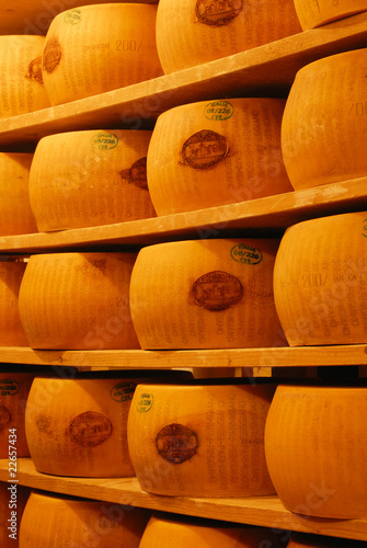 Fotografie parmesan en affinage