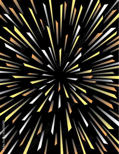 Billede på lærred Burst Background