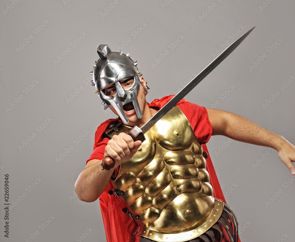 Legionary soldier ready for a war Legionary soldier ready for a war
