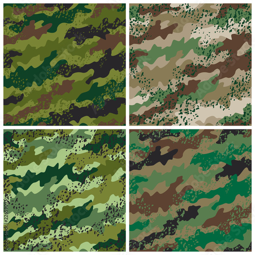 Camo Grunge Pattern