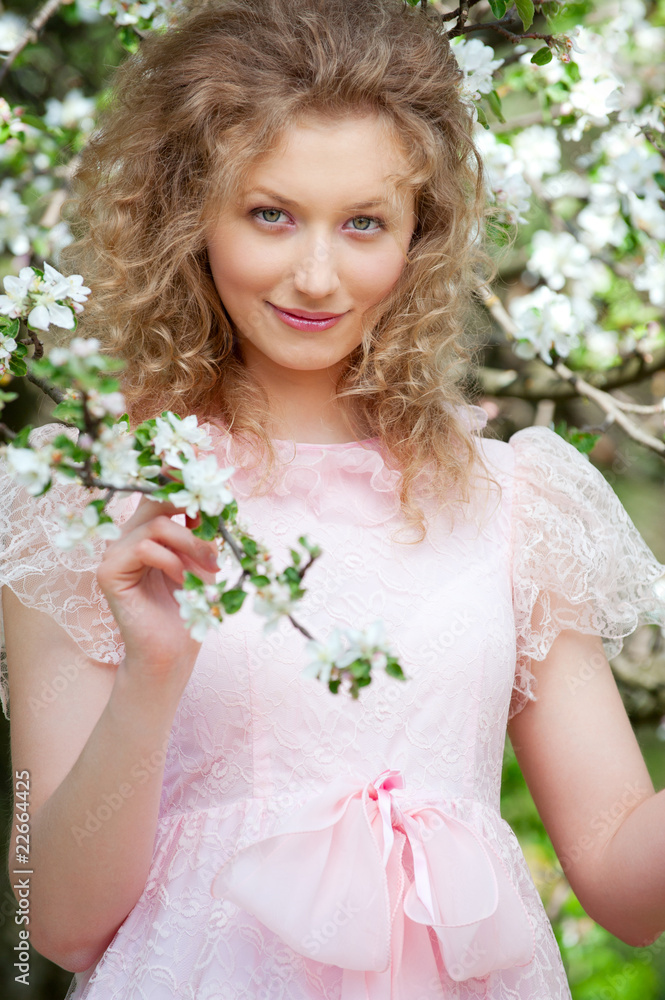 Fototapeta premium portrait of beautiful blonde