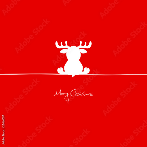 Christmas Card Reindeer
