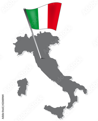 Italien Landkarte