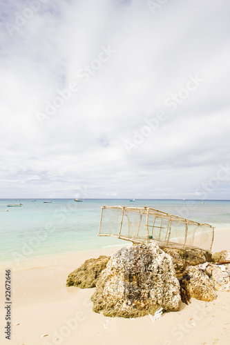 beam trawl, Six Men's Bay, Barbados photo