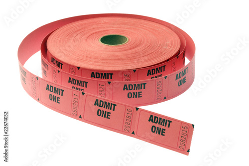 Roll of Admission Tickets