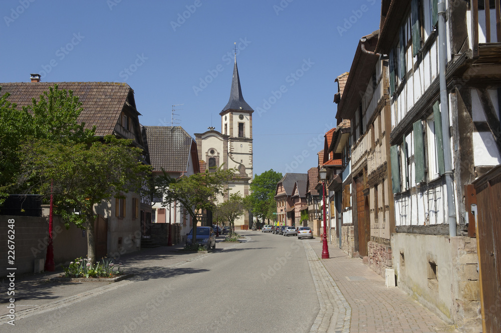 village de geispolsheim en alsace