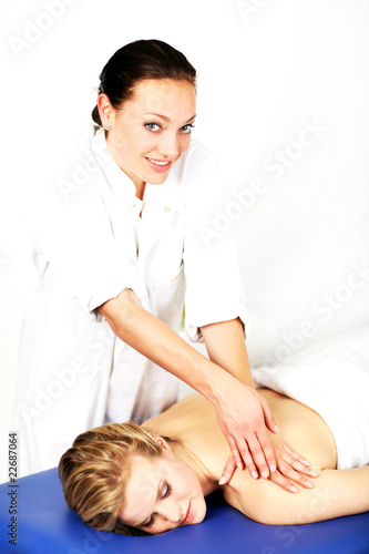 Schulter Massage