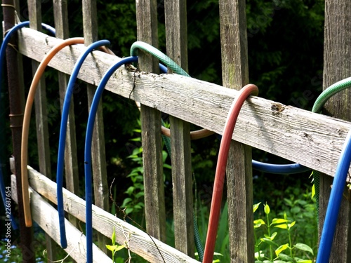 Obraz na plátně Gartenschläuche