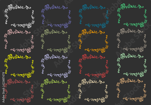 Different colours patterns