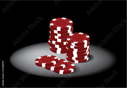 Poker equipment, chips