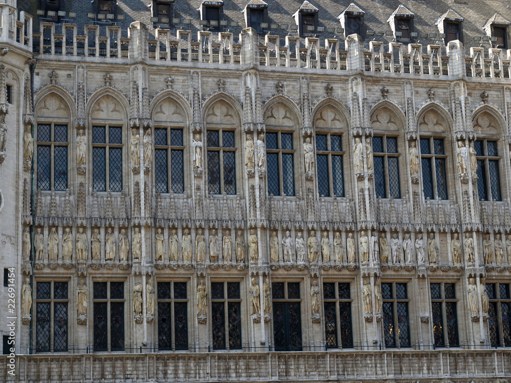 Decorative Brussels Town Hall facade