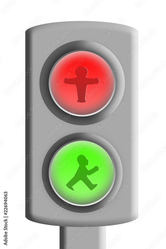 Obraz premium Fussgängerampel