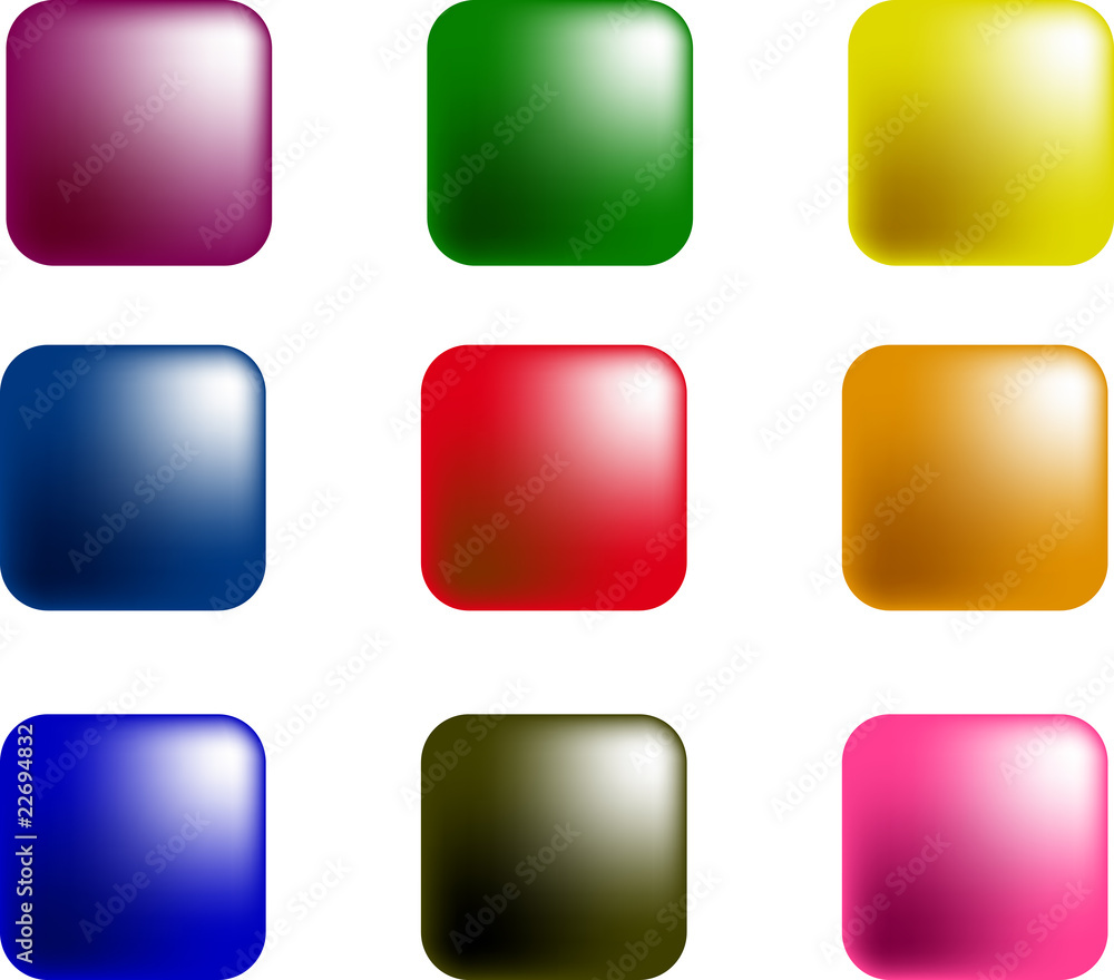 Popular vector buttons Popular vector buttons