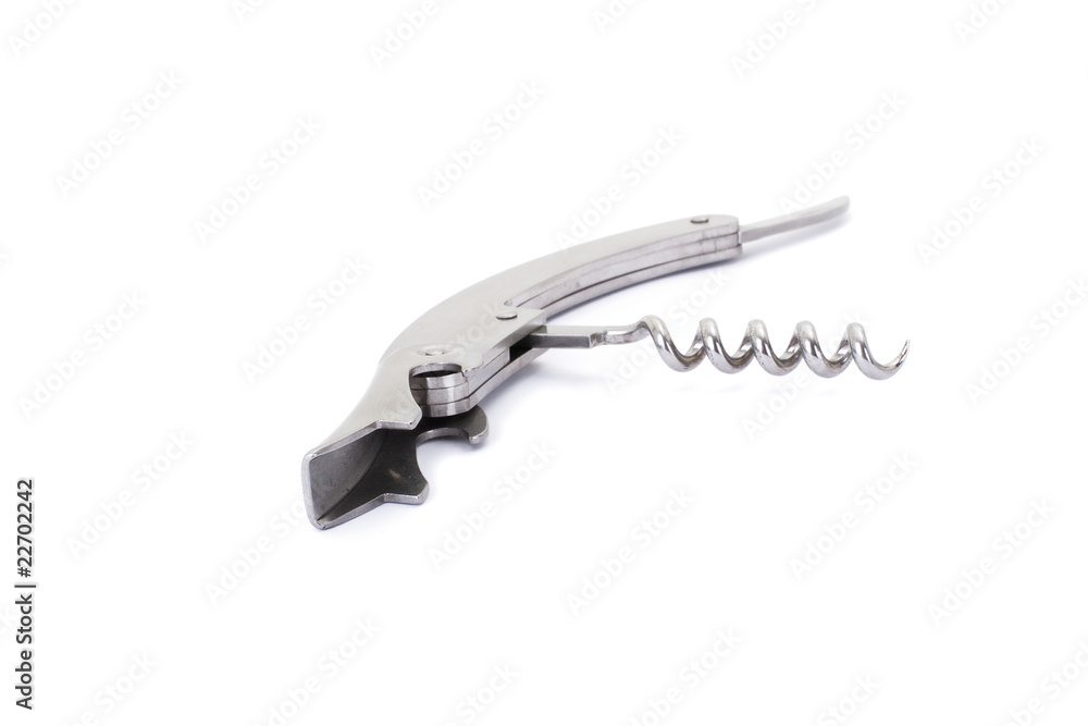corkscrew isolated on white background corkscrew isolated on white background