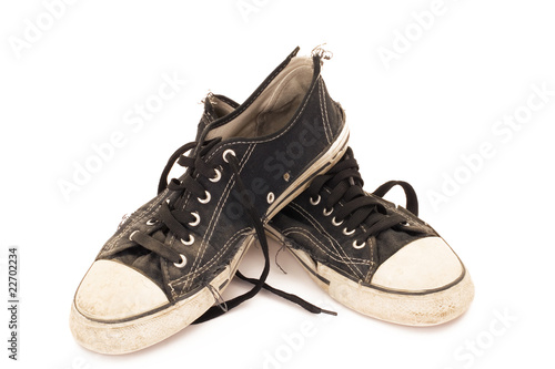 Gym shoes isolated on a white background