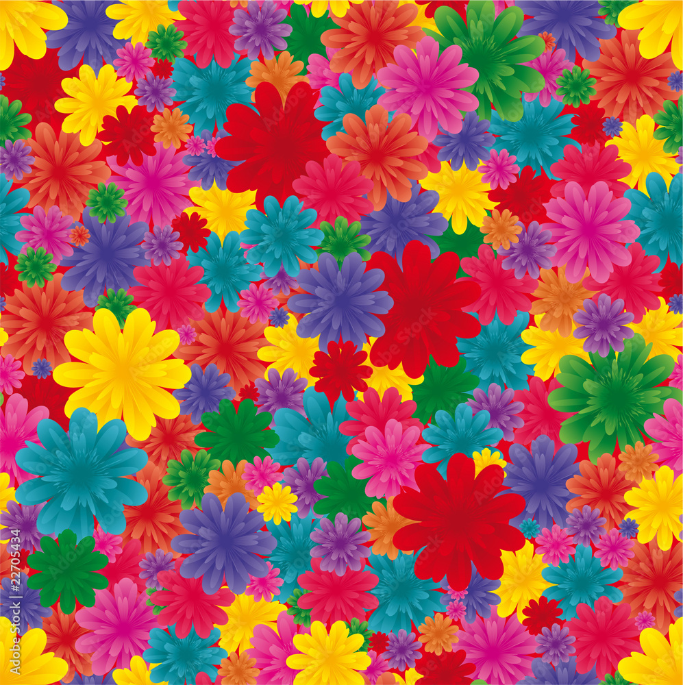Floral seamless background, part 5. Vector illustration.. Floral seamless background, part 5. Vector illustration..