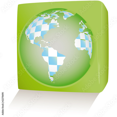 Globe concept icon web internet vector illustration