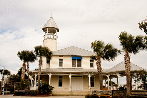 Old Coastal House with Watchtower