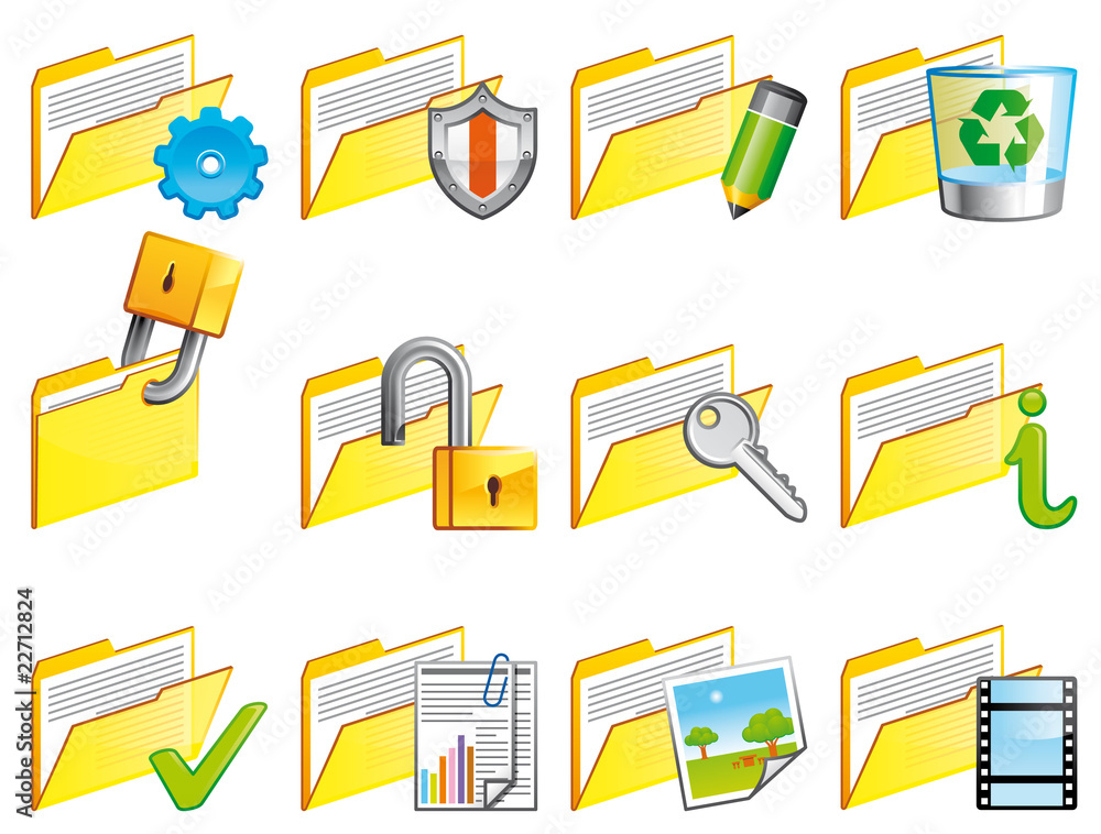 Folder icons Folder icons