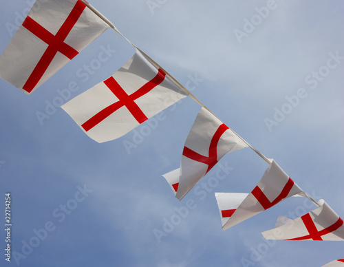 England Bunting Flags photo