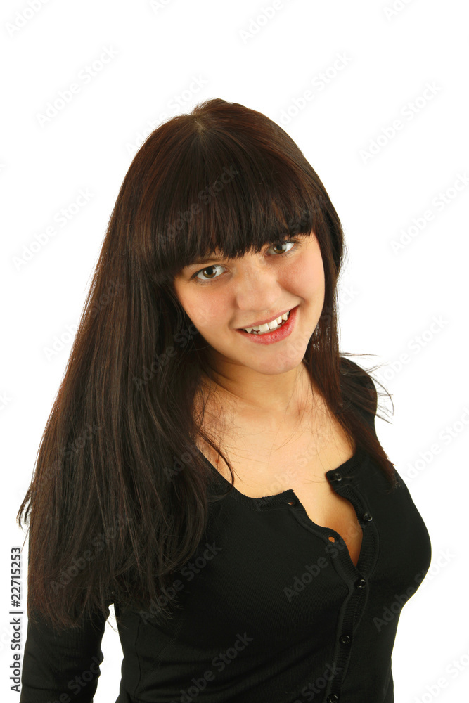 girl portrait isolated girl portrait isolated