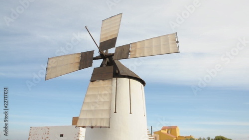 Windmill in Fuerteventura, Canary Islands Spain