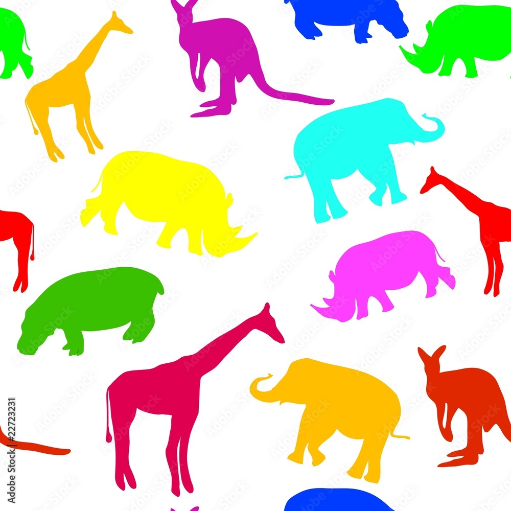 Seamless animal pattern Seamless animal pattern