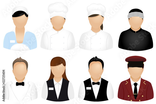Restaurant People Icons