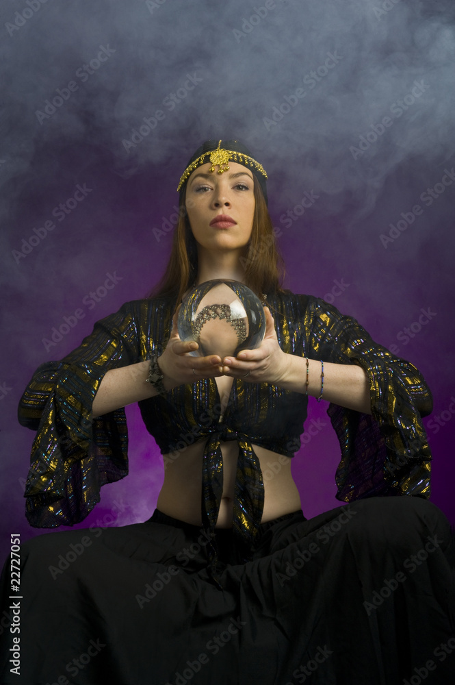 Fortune-teller  with Crystal Ball