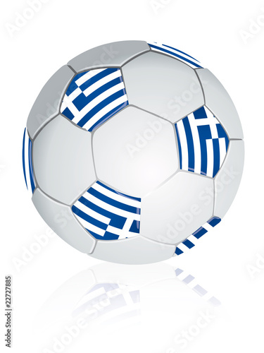Greece soccer ball