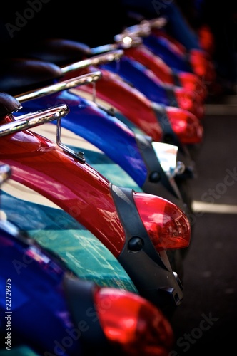 Scooter saddles © Maynard Case