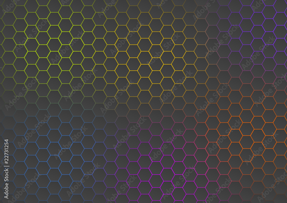 vector honeycomb abstract - obrazy, fototapety, plakaty 