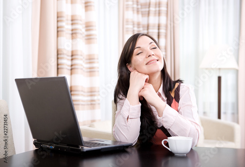 woman at home