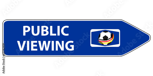 public viewing - Wegweiser