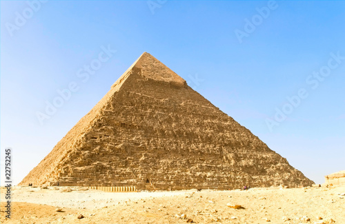 the Khafre pyramid of Giza  Egypt