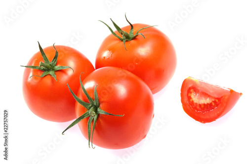 Fresh red tomatoes