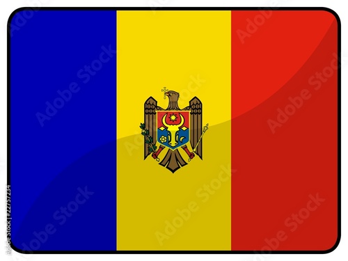 Bilde på lerret drapeau moldavie moldova flag